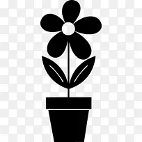 花盆浇水罐室内植物剪贴画盆栽剪贴画