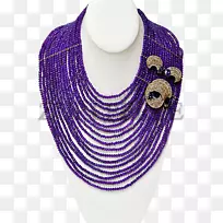 紫珠紫水晶-紫玛瑙项链