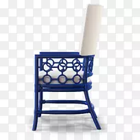 椅子钴蓝扶手.3d家具