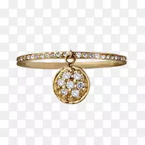 钻石订婚戒指金饰手镯-黄色钻石传单