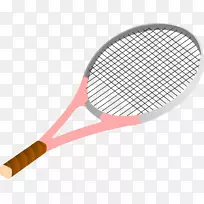 网球拍拉基塔网球夹子艺术.卡通网球拍