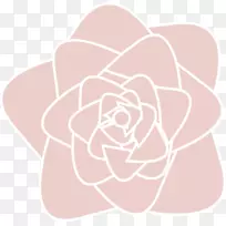 花园玫瑰花卉图案花瓣-大珍珠