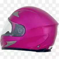 自行车头盔摩托车头盔滑雪雪板头盔摩托车附件运动防护装备.紫红色