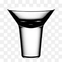 马提尼鸡尾酒，酒杯，玻璃杯，剪贴画.冰杯