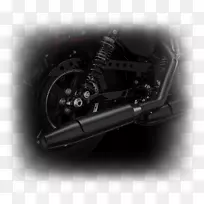 排气系统哈雷-戴维森跑车亨廷顿海滩哈雷-戴维森摩托车-浮动胎面