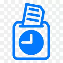 考勤时钟、计算机图标、时间表、剪贴画.员工卡