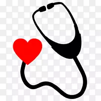 听诊器心脏夹艺术-心脏
