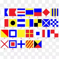 国际海事信号旗-字母表旗、信号量字母、国际信号代码-海上导航