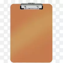 剪贴板橘色莱茨有限公司&co kg塑料书写-剪贴板