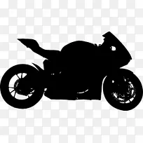 摩托车哈雷-戴维森摩托车剪贴画-黑色木炭
