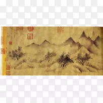 宋代山水画画家山水画手观音