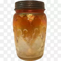 嘉年华玻璃梅森瓶香槟玻璃芬顿艺术玻璃公司-罐蜂蜜