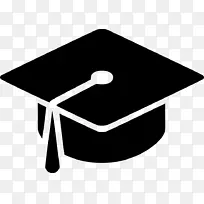 文凭毕业典礼广场学术帽电脑图标学位-学生