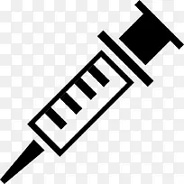 注射疫苗注射器计算机图标药物注射器