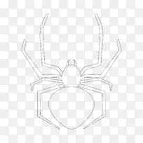 寡妇蜘蛛着色书-卡通蜘蛛