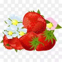 草莓amorodo水果剪贴画-草莓