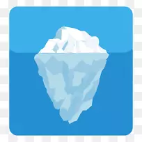 电脑图标冰山桌面壁纸-冰山