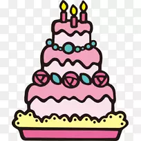 生日蛋糕结婚蛋糕托层蛋糕剪贴画结婚蛋糕