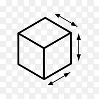 立方体几何剪贴画-立方体