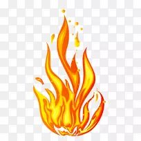 火焰图计算机图标.火焰