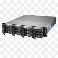 网络存储系统英特尔核心i5 QNAP系统公司。数据存储