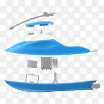 个人水艇滑板车计程车泵送喷射式滑雪板