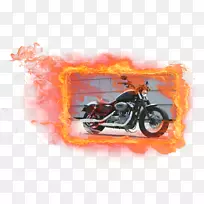 汽车艺术摩托车汽车设计-哈雷戴维森自行车