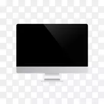 电脑显示器aoc国际平板显示曲线屏幕-电脑渲染