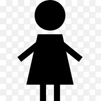 性别符号电脑图标女性剪贴画-避免挑选剪影