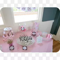 纸杯蛋糕婴儿淋浴生日蛋糕装饰自助餐-甜点桌
