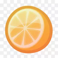 中文桔子电脑图标橙汁-橙汁