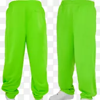绿色运动裤货运裤服装.出汗