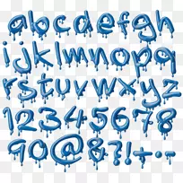 字母表字母手写字体-字体