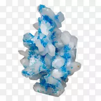 水晶蓝凹凸棒石矿物