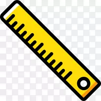 计算机图标.黄色标尺