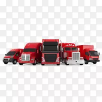 车队管理运输卡车-运输货物