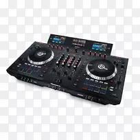 DJ控制器Numark工业光盘骑师建立音频混频器