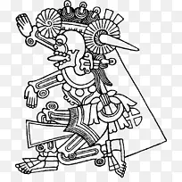 Mictlantecuhtli绘图-Aztec