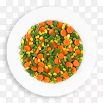 胡萝卜马其顿素食菜系蔬菜豌豆皇冠18 2 3