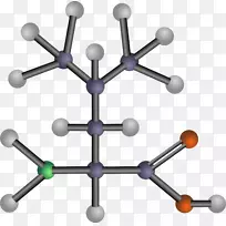 氨基酸缬草碱组氨酸剪辑.分子结构背景