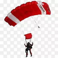 跳伞降落伞双人跳伞伞兵运动-降落伞