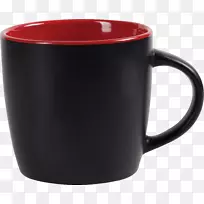 咖啡杯陶瓷红咖啡杯