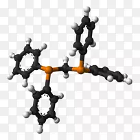 双(二苯基膦)甲烷配体配合物分子1，2-双(二苯基膦)乙烷-双