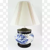 19世纪轻型吊灯图案-青花瓷