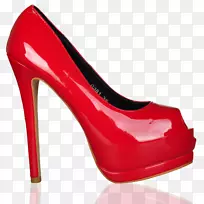 鞋跟鞋红高跟鞋