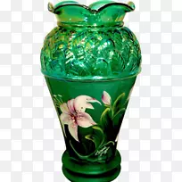 花瓶玻璃缸绿工厂青铜桶花瓶设计