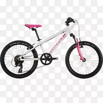 自行车山地车试验自行车试验摩托车试验-粉红色自行车