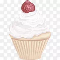 纸杯蛋糕草莓奶油蛋糕层蛋糕圆木蛋糕