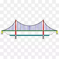 木桥简易悬索桥夹艺术桥