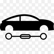 电脑图标汽车封装后记车